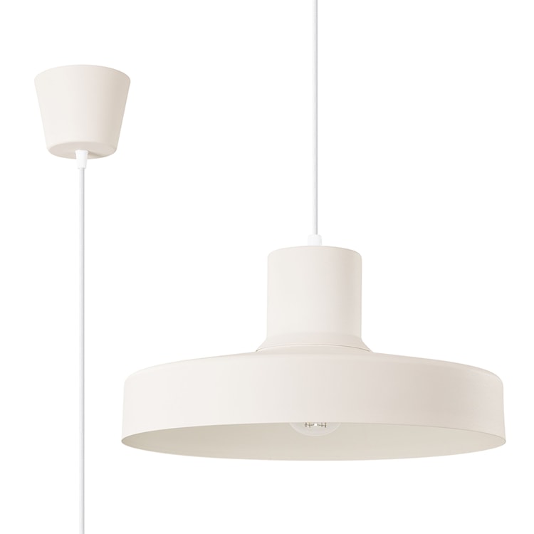 Lampa wisząca Bilo beżowa  - zdjęcie 5