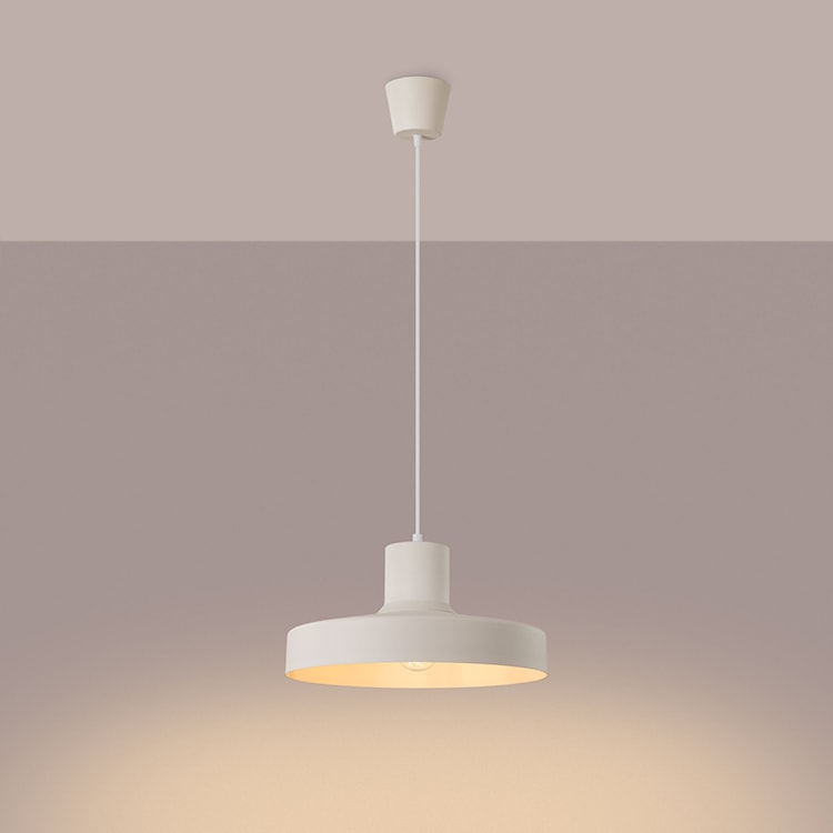 Lampa wisząca Bilo beżowa  - zdjęcie 7