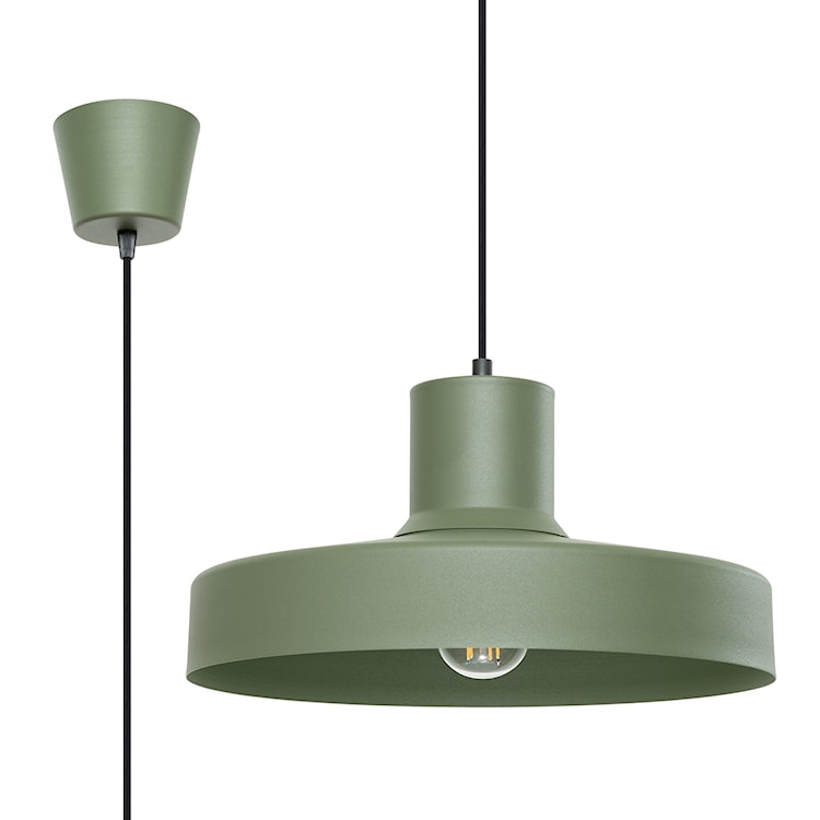 Lampa wisząca Bilo zielona oliwka  - zdjęcie 5