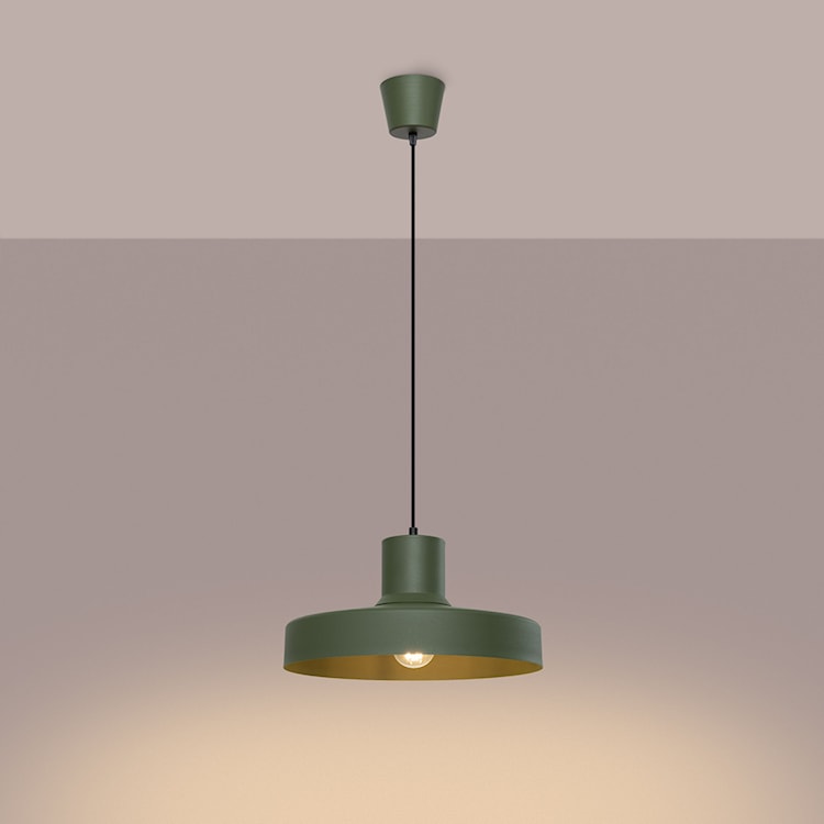 Lampa wisząca Bilo zielona oliwka  - zdjęcie 7