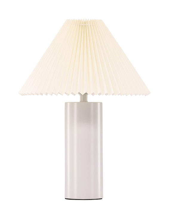 Lampa stołowa Largin 45 cm kremowa 