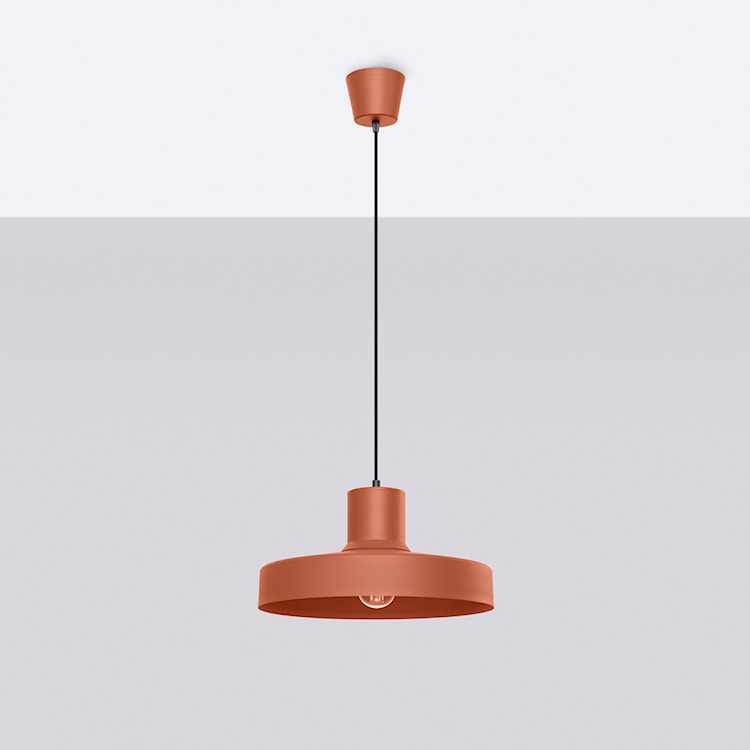 Lampa wisząca Bilo ochra czerwona  - zdjęcie 6