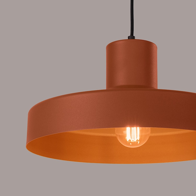 Lampa wisząca Bilo ochra czerwona  - zdjęcie 8
