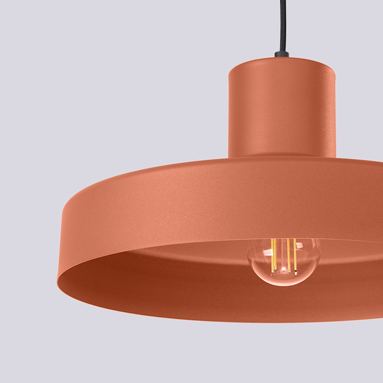 Lampa wisząca Bilo ochra czerwona  - zdjęcie 10