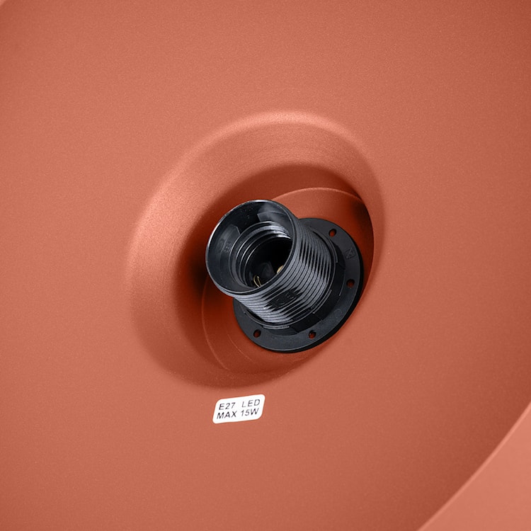 Lampa wisząca Bilo ochra czerwona  - zdjęcie 12