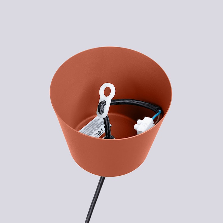 Lampa wisząca Bilo ochra czerwona  - zdjęcie 13