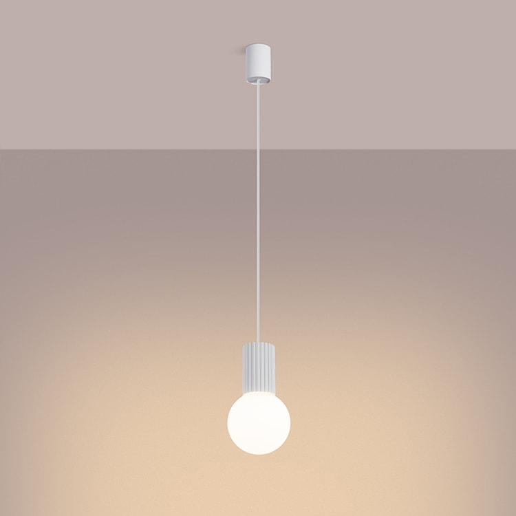 Lampa wisząca Halo 1 biała  - zdjęcie 5