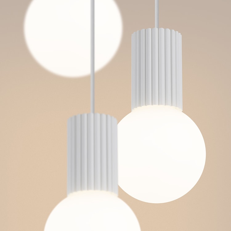 Lampa wisząca Halo 3P biała  - zdjęcie 6