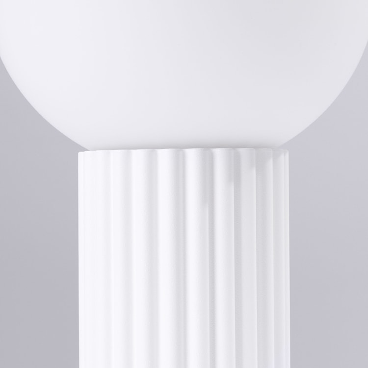 Lampa stołowa Halo biała  - zdjęcie 4