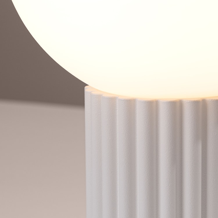 Lampa stołowa Halo biała  - zdjęcie 6