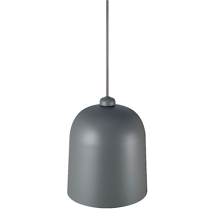Lampa wisząca Angle 31,5 cm szary metalowy klosz  - zdjęcie 5