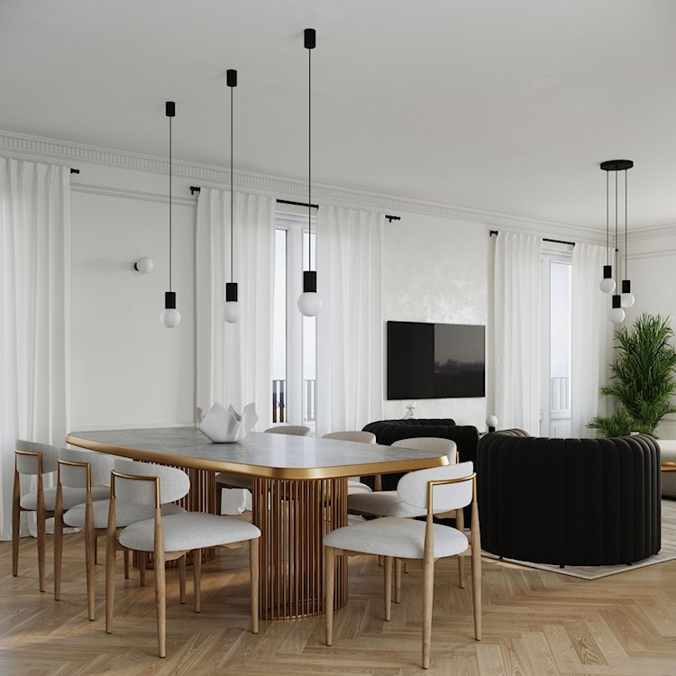 Lampa wisząca Halo 1 czarna  - zdjęcie 2