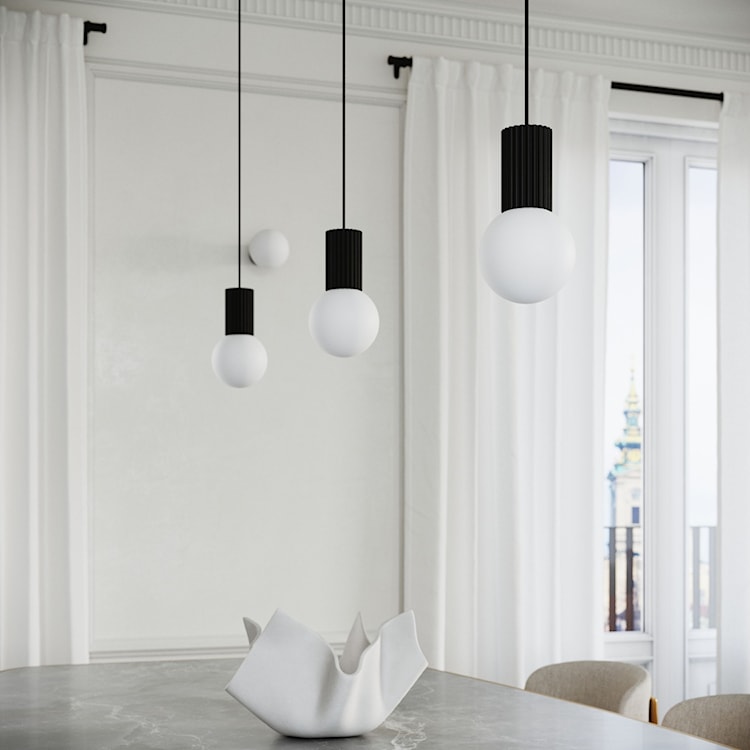 Lampa wisząca Halo 1 czarna  - zdjęcie 3