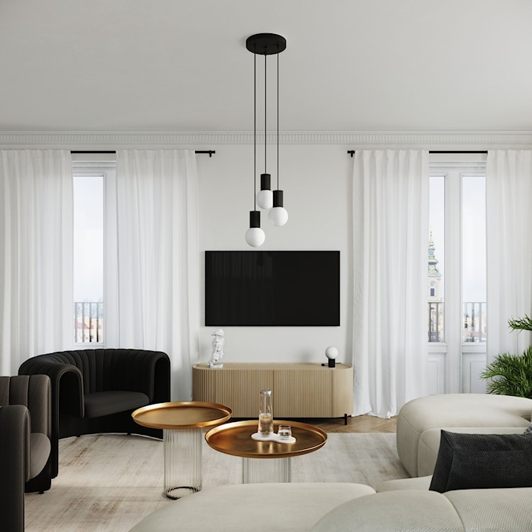 Lampa stołowa Halo czarna  - zdjęcie 2