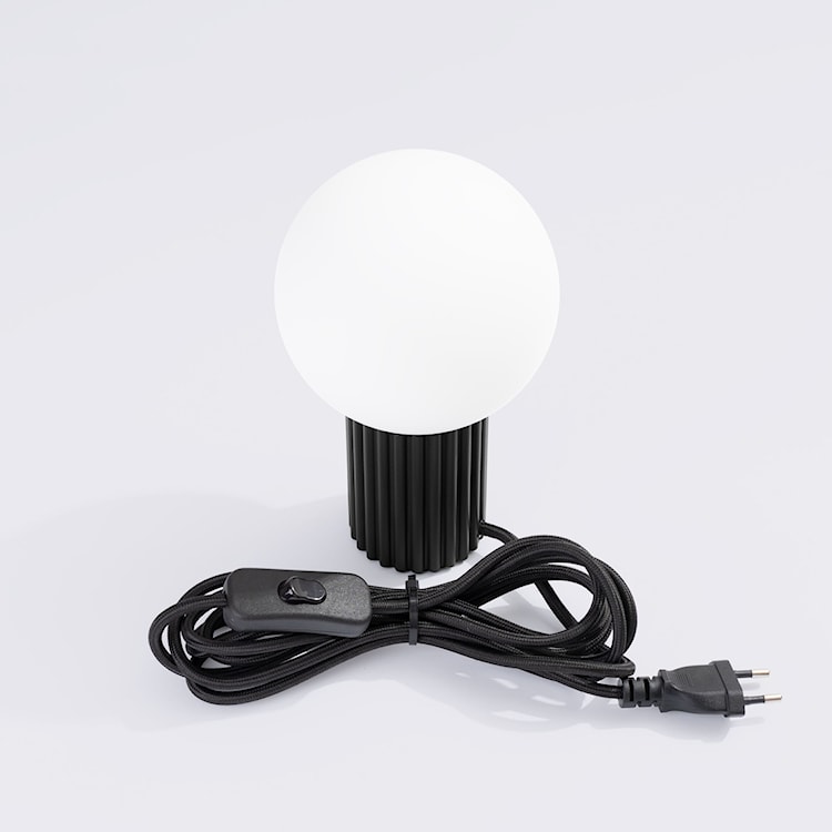 Lampa stołowa Halo czarna  - zdjęcie 6