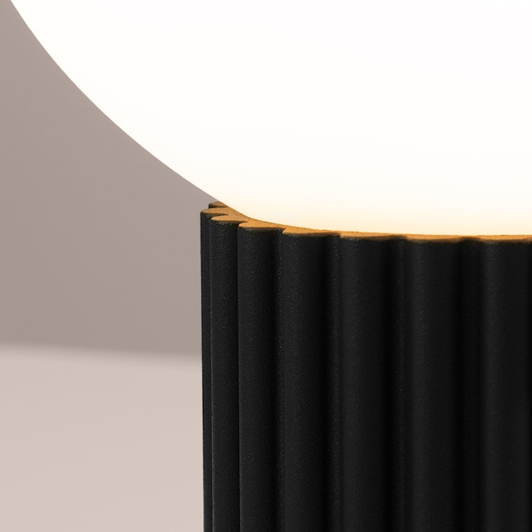 Lampa stołowa Halo czarna  - zdjęcie 7