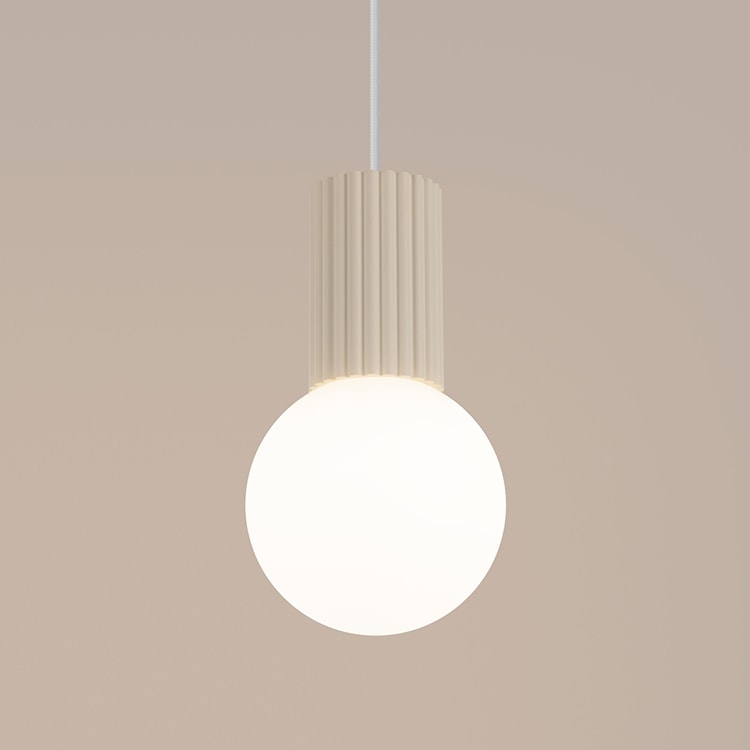 Lampa wisząca Halo 1 beżowa  - zdjęcie 7