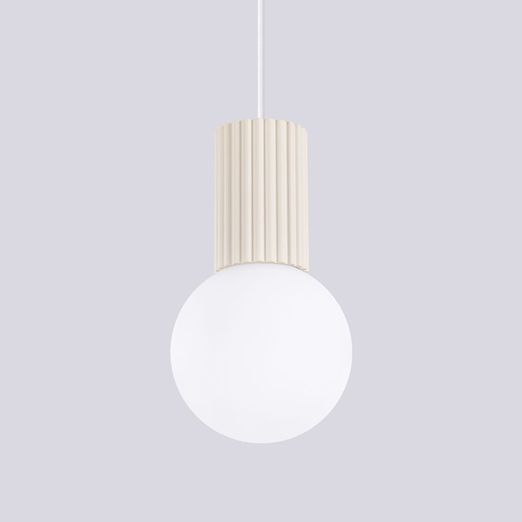 Lampa wisząca Halo 1 beżowa  - zdjęcie 8