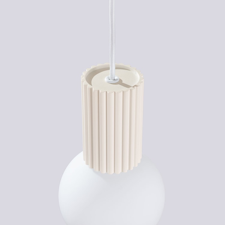Lampa wisząca Halo 1 beżowa  - zdjęcie 10