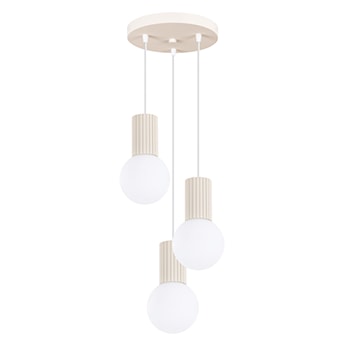 Lampa wisząca Halo 3P beżowa