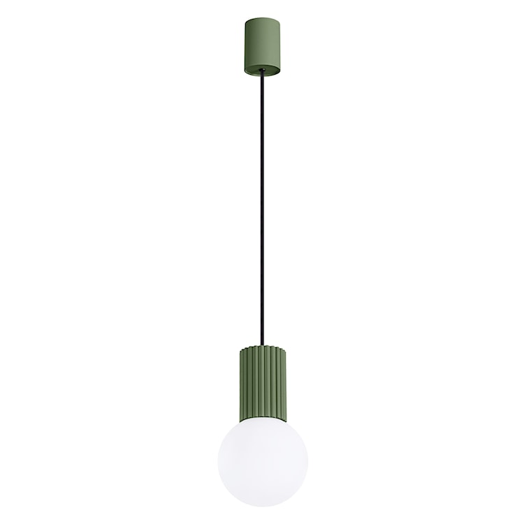 Lampa wisząca Halo 1 zielona oliwka 
