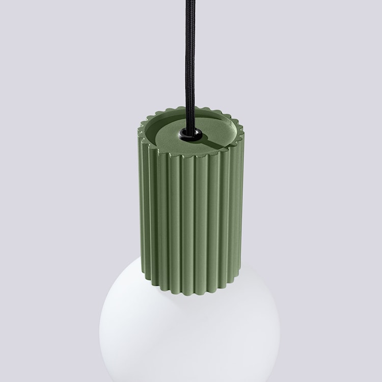 Lampa wisząca Halo 1 zielona oliwka  - zdjęcie 8