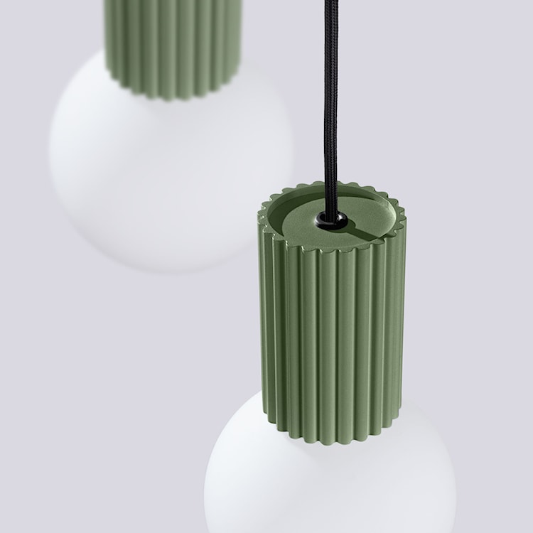 Lampa wisząca Halo 3P zielona oliwka  - zdjęcie 9