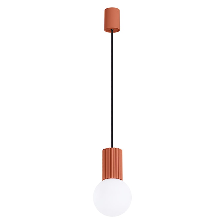 Lampa wisząca Halo 1 ochra czerwona 