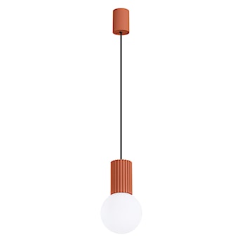 Lampa wisząca Halo 1 ochra czerwona