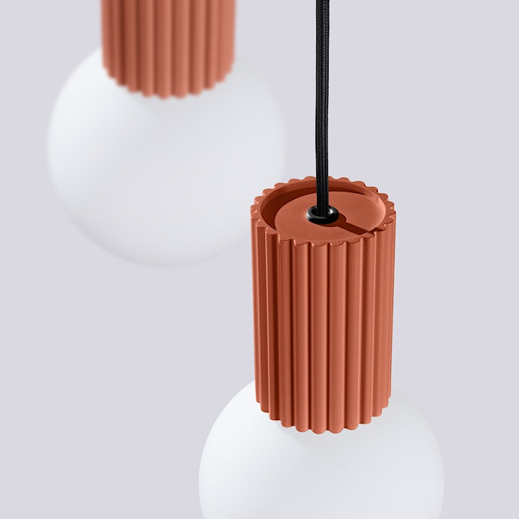 Lampa wisząca Halo 3P ochra czerwona  - zdjęcie 8