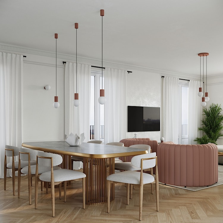 Lampa wisząca Halo 1 mocca  - zdjęcie 2