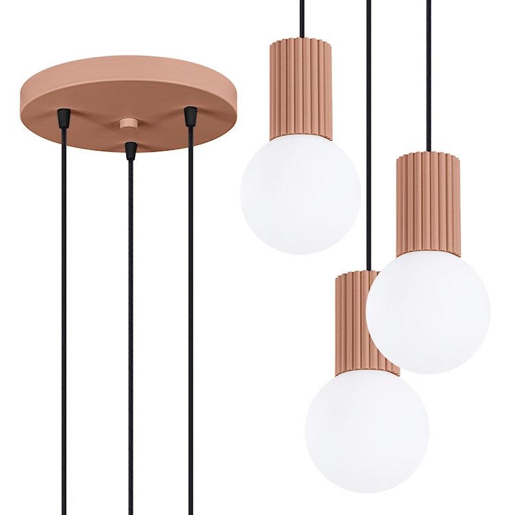 Lampa wisząca Halo 3P mocca  - zdjęcie 3