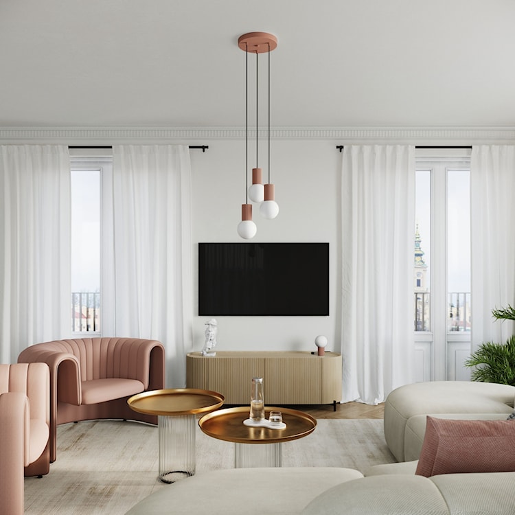 Lampa wisząca Halo 3P mocca  - zdjęcie 2