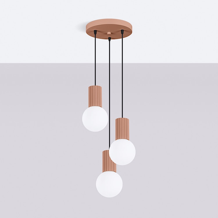 Lampa wisząca Halo 3P mocca  - zdjęcie 4