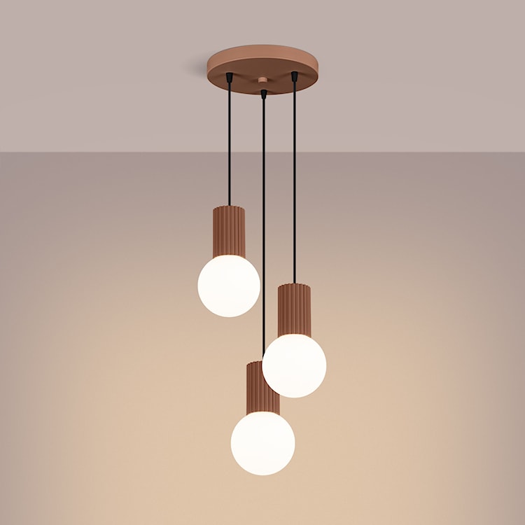Lampa wisząca Halo 3P mocca  - zdjęcie 5