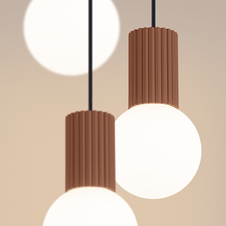 Lampa wisząca Halo 3P mocca  - zdjęcie 6