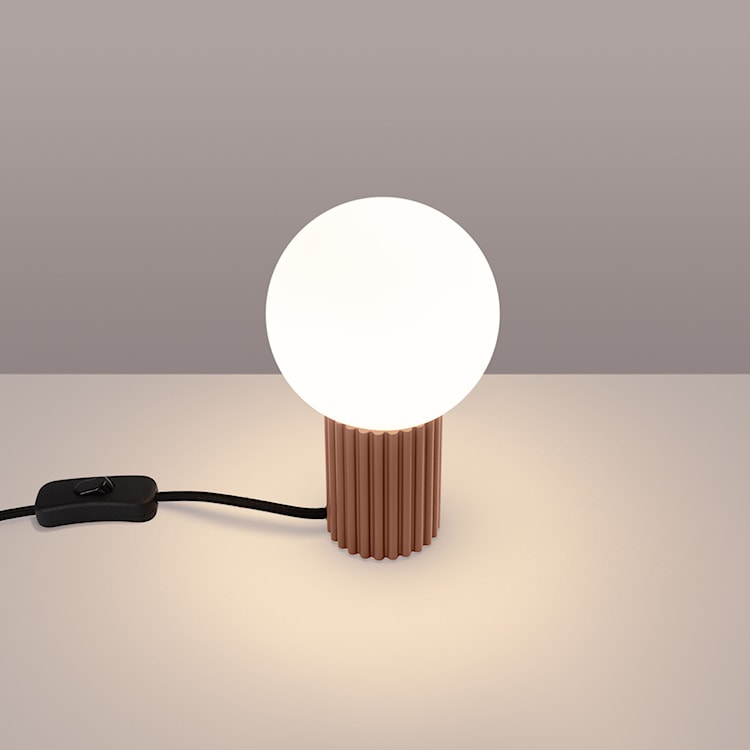 Lampa stołowa Halo mocca  - zdjęcie 4