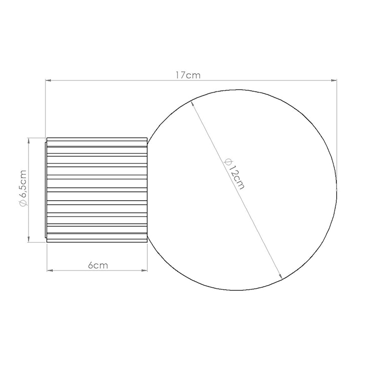 Kinkiet Halo ultramaryna IP44  - zdjęcie 10