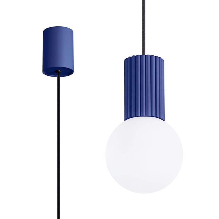 Lampa wisząca Halo 1 ultramaryna  - zdjęcie 4