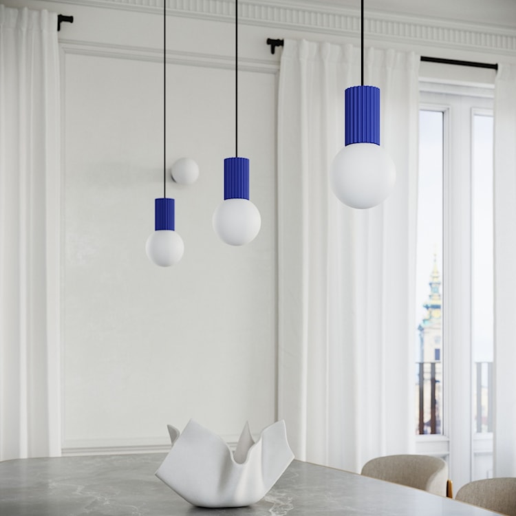Lampa wisząca Halo 1 ultramaryna  - zdjęcie 3
