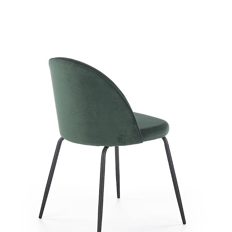 Krzesło tapicerowane Naiva butelkowa zieleń  - zdjęcie 3