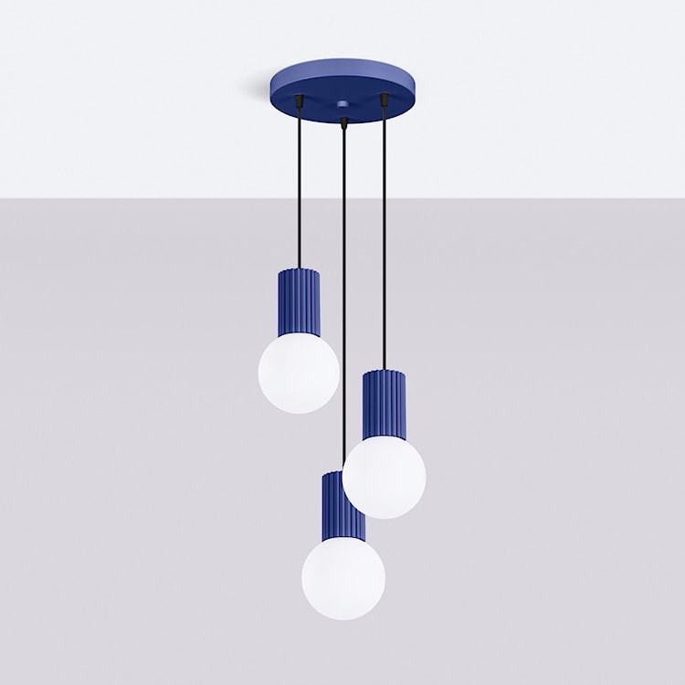 Lampa wisząca Halo 3P ultramaryna  - zdjęcie 4