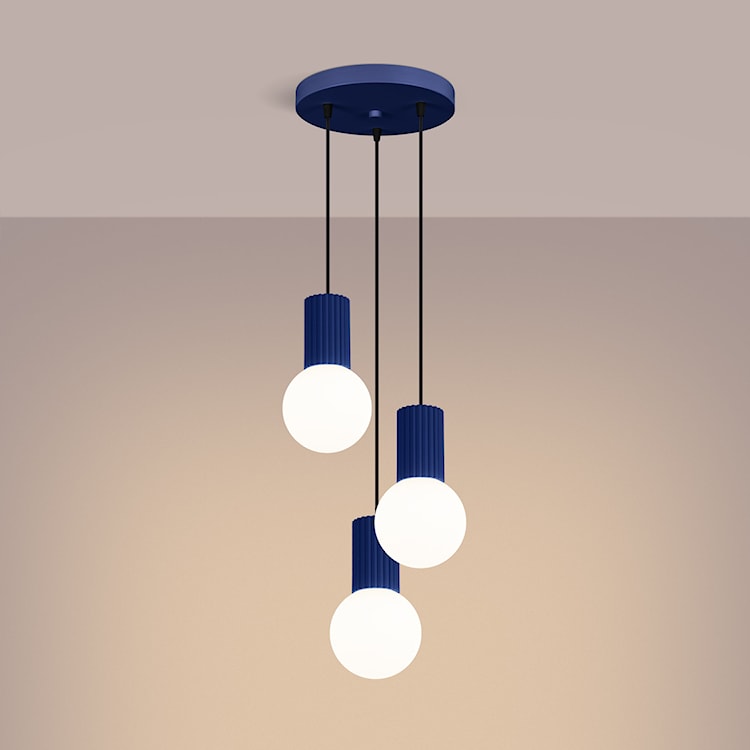 Lampa wisząca Halo 3P ultramaryna  - zdjęcie 5