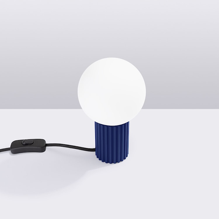 Lampa stołowa Halo ultramaryna  - zdjęcie 3