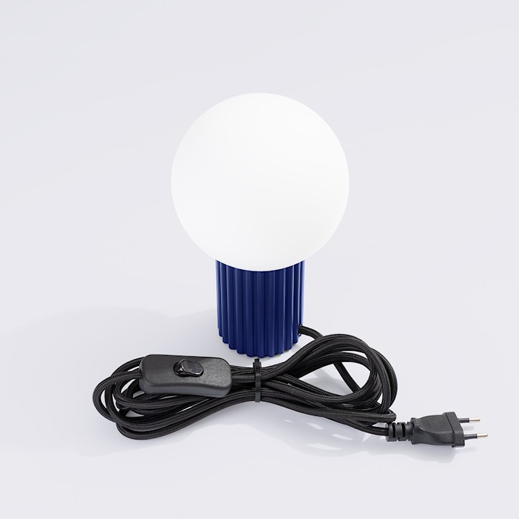 Lampa stołowa Halo ultramaryna  - zdjęcie 6