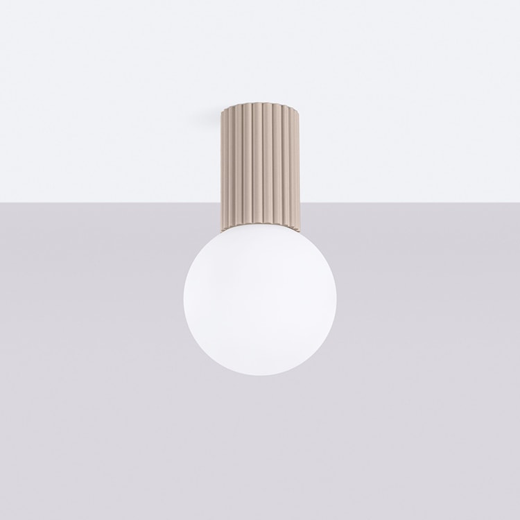 Plafon Halo taupe IP44  - zdjęcie 5