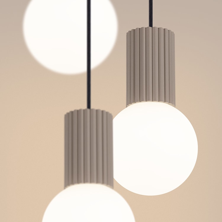 Lampa wisząca Halo 3P taupe  - zdjęcie 6