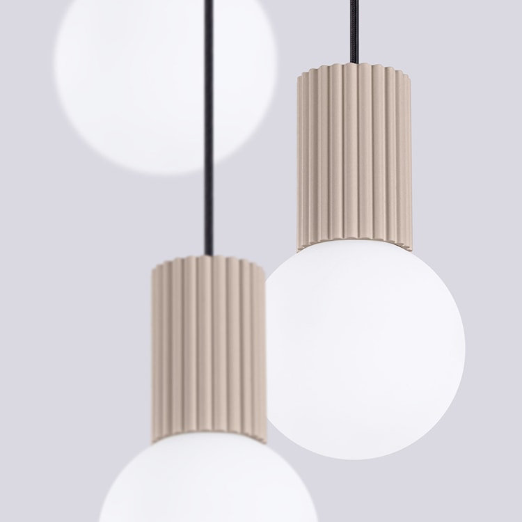 Lampa wisząca Halo 3P taupe  - zdjęcie 7