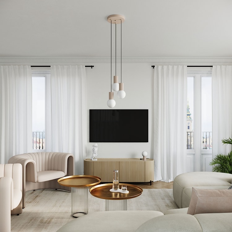 Lampa stołowa Halo taupe  - zdjęcie 2