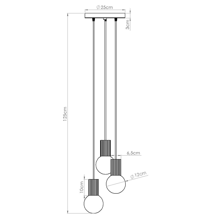 Lampa wisząca Halo 3P burgund  - zdjęcie 12